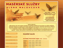 Tablet Screenshot of malovcova.cz